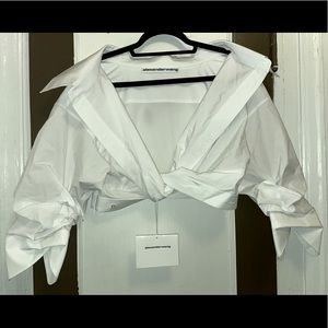 Alexander Wang Crop Shirt. Brand New With Tags.